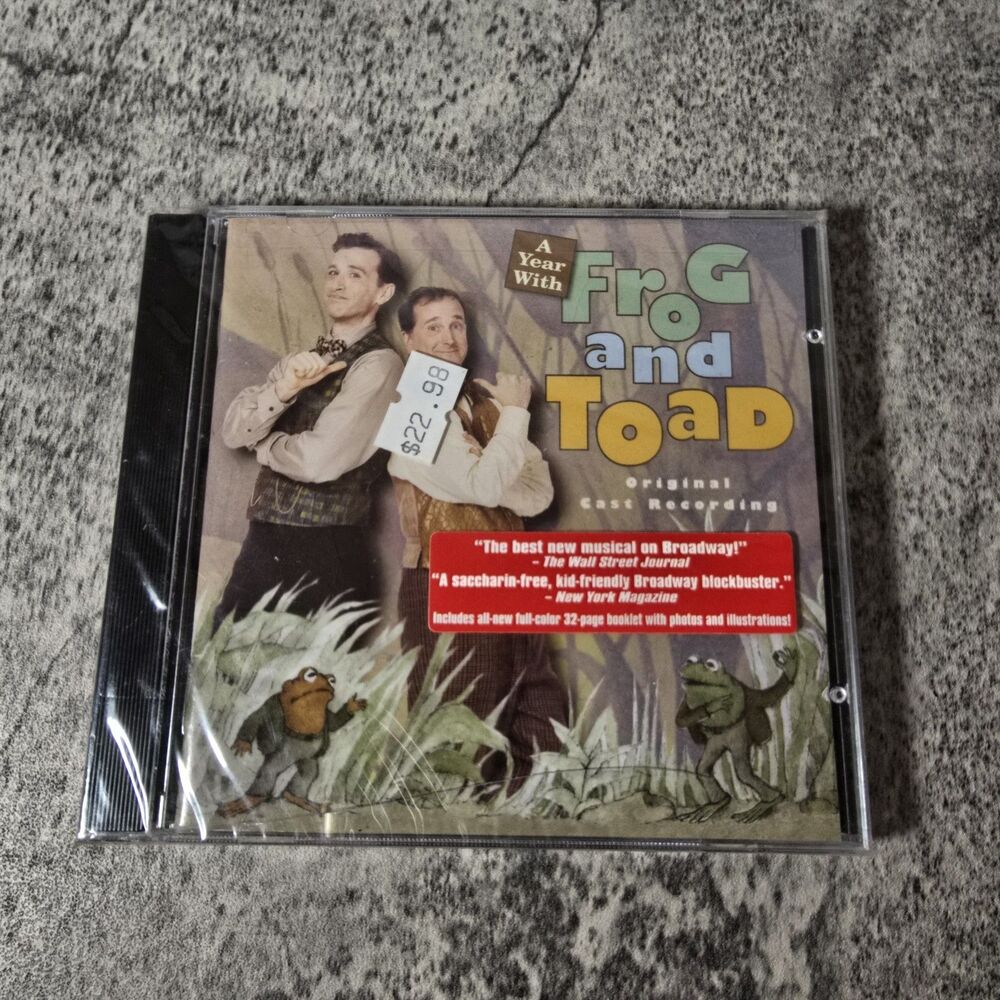 A YEAR WITH FROG & TOAD Original Broadway Cast recording CD Used Mark-Linn Baker
